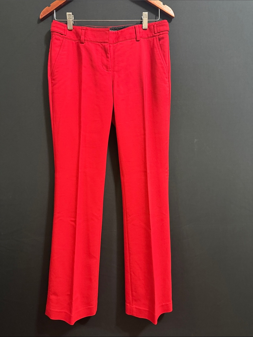Express Red Boot Cut Dress Pants
